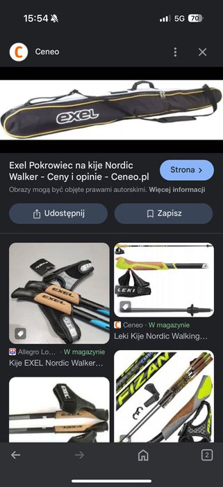 Pokrowiec na kije trekingowe