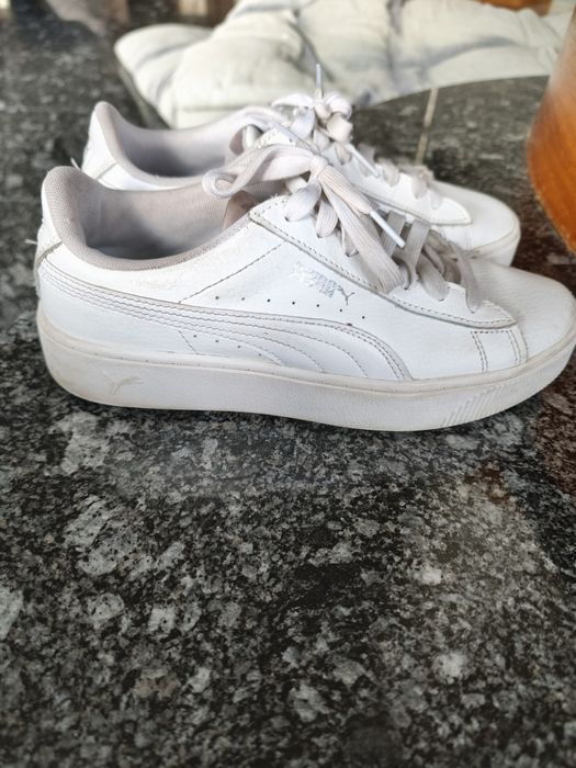 Sapatilhas brancas Puma menina
