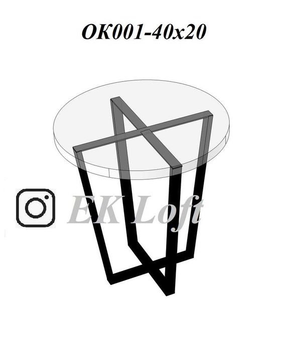 Металеві ніжки. Опори столів для кафе. Опори лофт. Ніжки лофт.