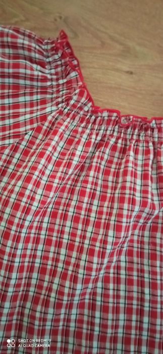 Bluzka damska w kratkę