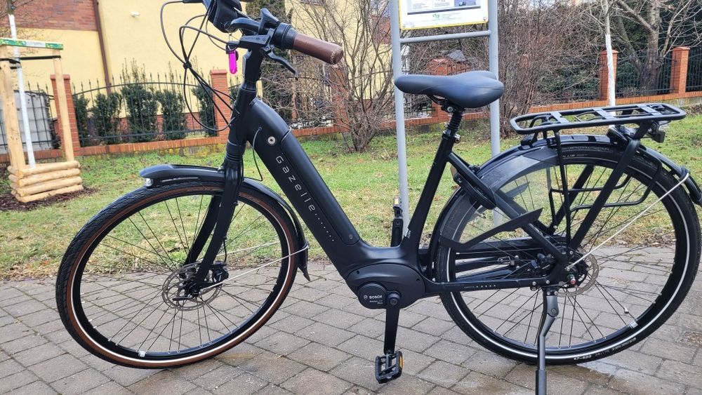 Gazelle rower elektryczny elektryk używany rower aluminiowy 28 cali