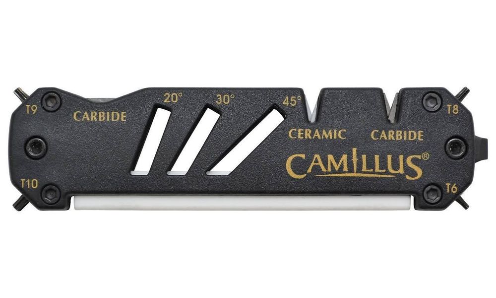 Універсальна точилка Camillus GLIDE Sharpener, мультитул, Torx, Точило для ножів , точилка кармана для: ножей ножиць крючків сокир лопат