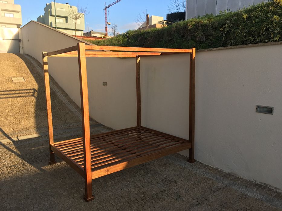 Executo Cama Balinesa em Deck