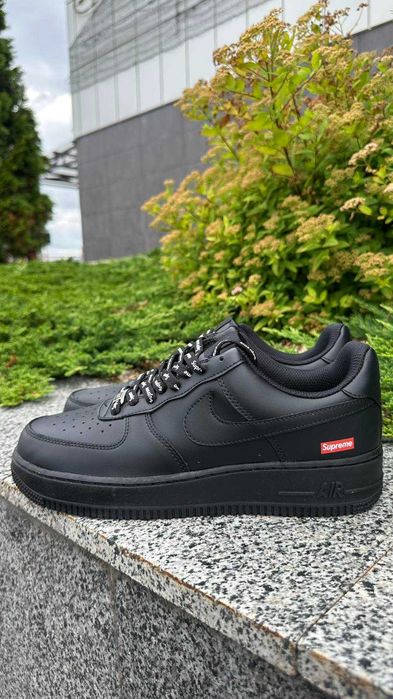 Nike Air Force 1 Low "Supreme Black" [EUR 40, 41, 42, 43, 44, 45]