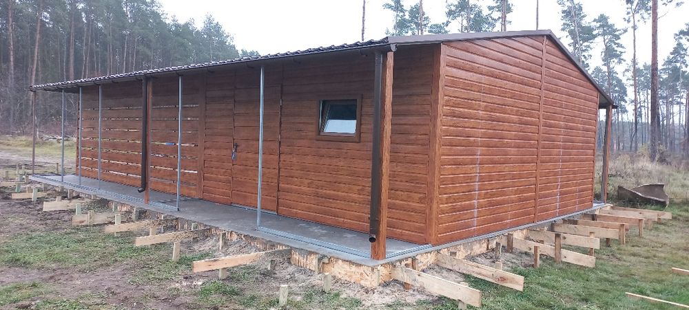 Wiata garażowa Carport 11x8 ocynkowany profil,Blachodachówka