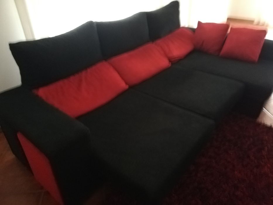 Vendo sofá com chaise longe em bom estado
