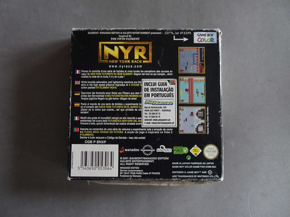 Jogo Game Boy Color - NYR New York Race