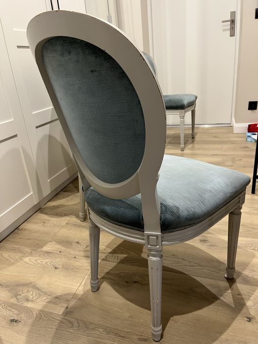 Krzesła Ludwik- medalion 6 szt.