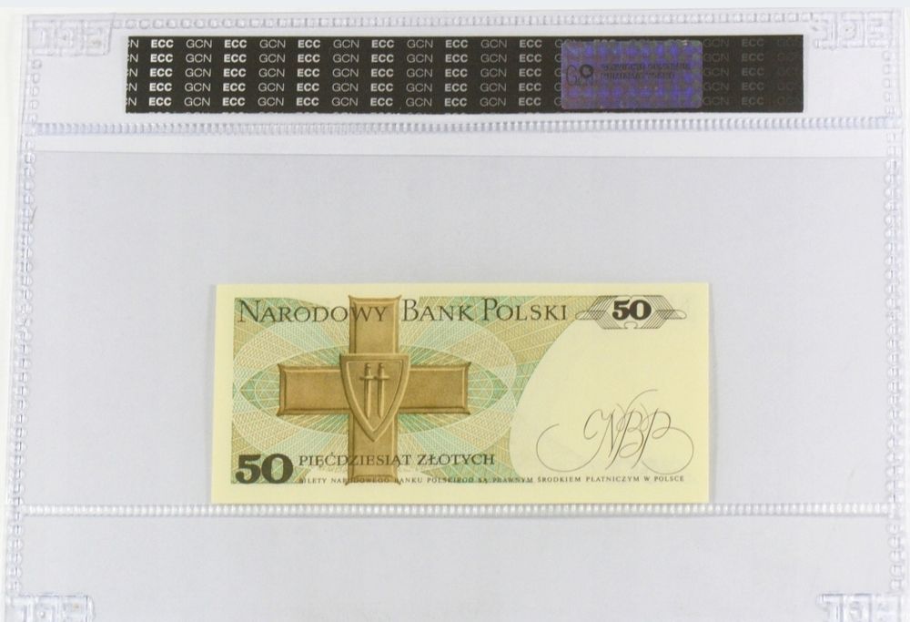 Banknot 50 złotych 1988 K. Świerczewski Grading GCN 68