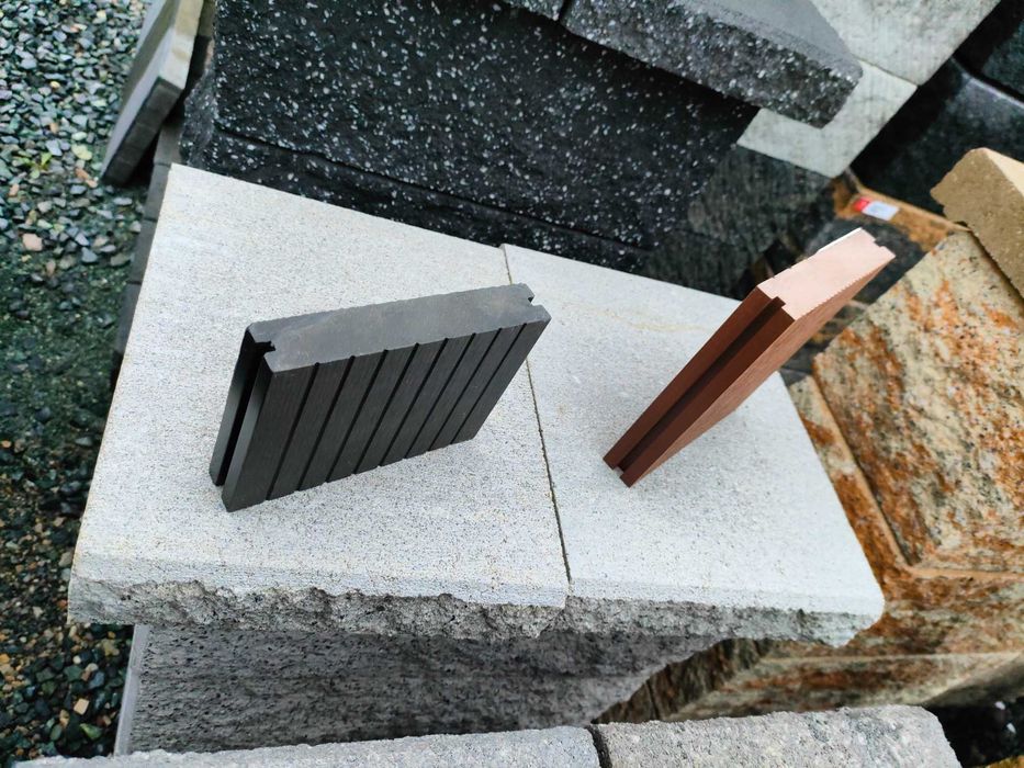 Deska tarasowa decha na pomosty pełna kompozyt kładka deski drewno