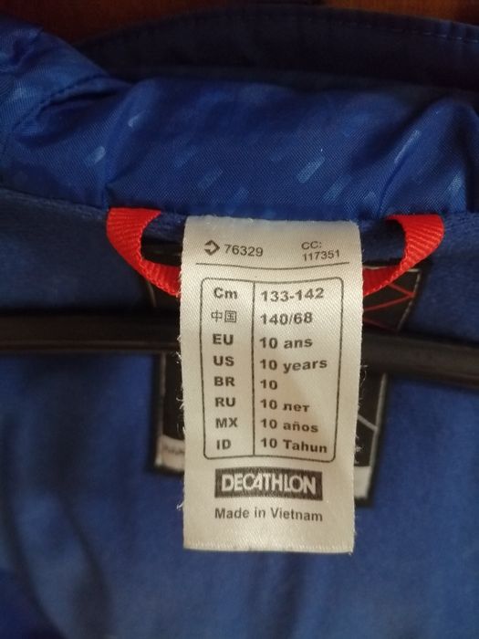 Blusao de neve 10 anos 133 cm