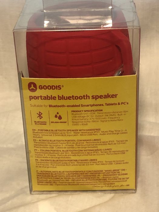 Colunas bluetooth novas na caixa