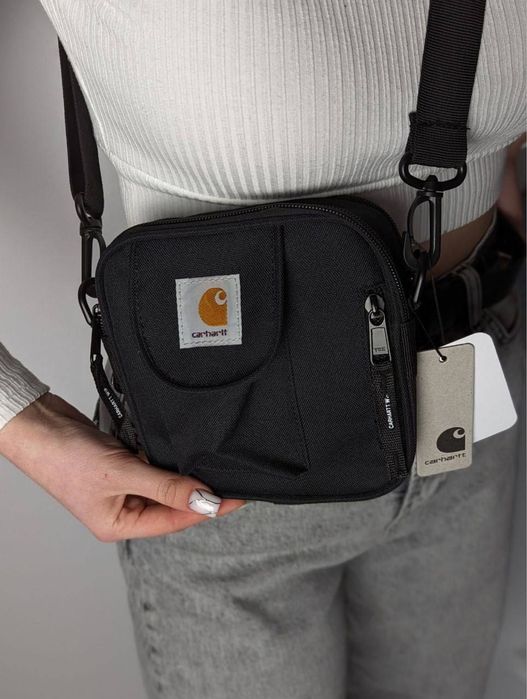 Сумка Carhartt черная мужская/ женская