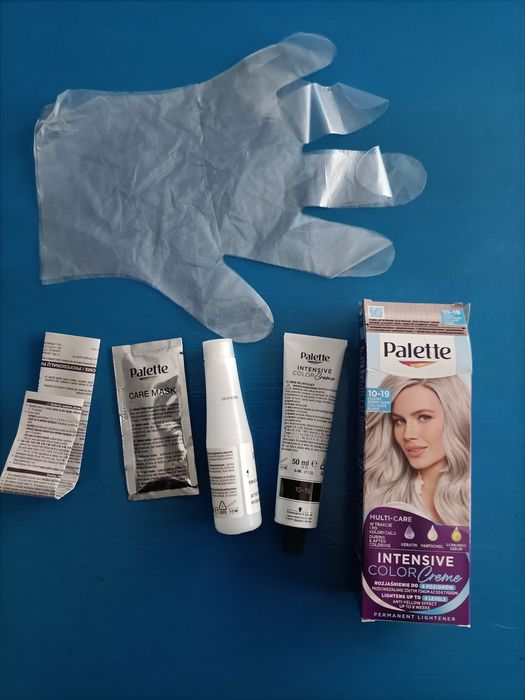 Farba Palette creme 10-19 chłodny srebrny blond