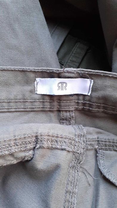 Calças cargo caqui 46 homem