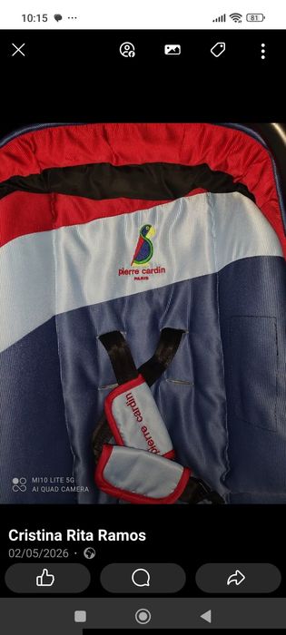 Carrinho de bebê e ovinho
