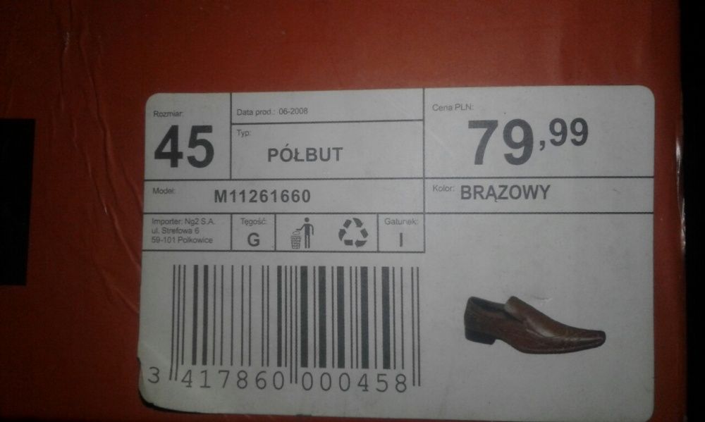 Buty do garnituru