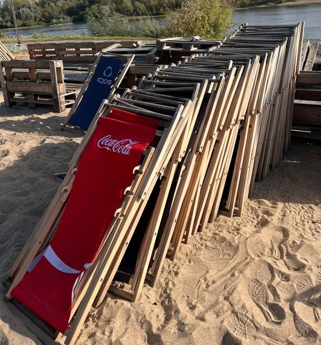 Leżaki ogrodowe, turystyczne, plażowe. Wawa