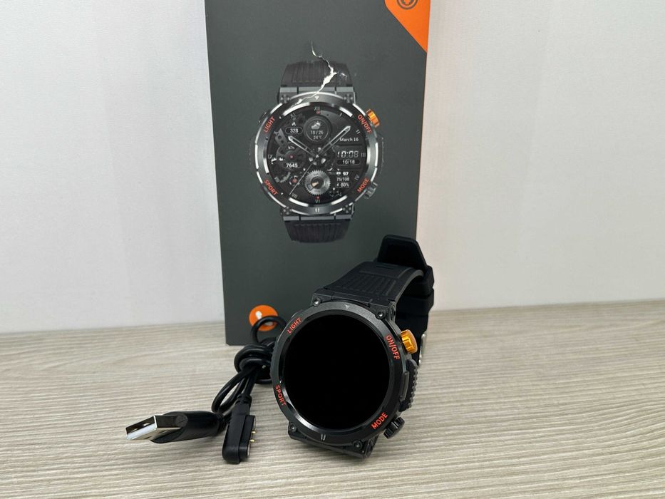 Smartwatch męski czarny