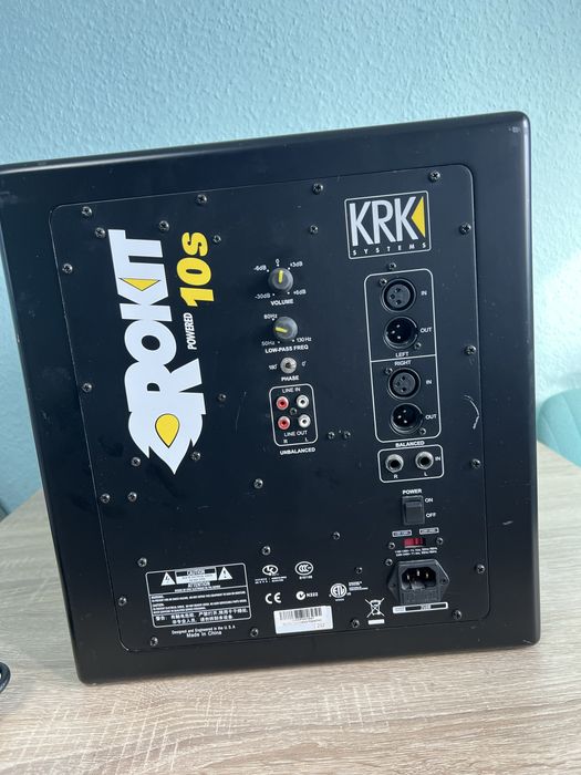 #1898 KRK Rokit powered 10s subwoofer