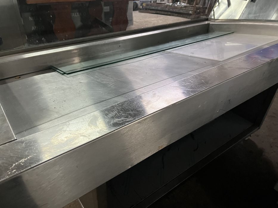 Expositor em inox para Peixe 2.00mt x 1.00mt