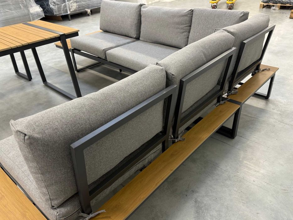 Zestaw mebli ogrodowych - narożnik aluminiowy outdoor CORTINA