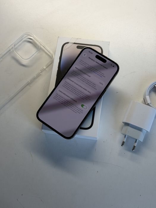 iPhone 14 Pro 256gb czarny bateria 100% komplet