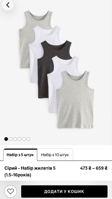 Майка футболка Next 2-3 роки