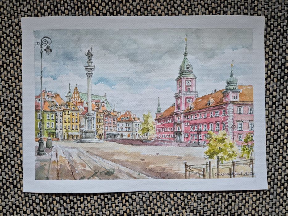 Akwarela Warszawa