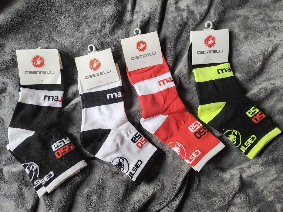 Nowe skarpetki kolarskie Castelli – Rozmiar Uniwersalny