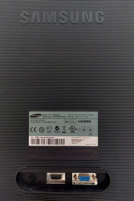 Monitor Samsung 24" Série 5 LED S24A350H