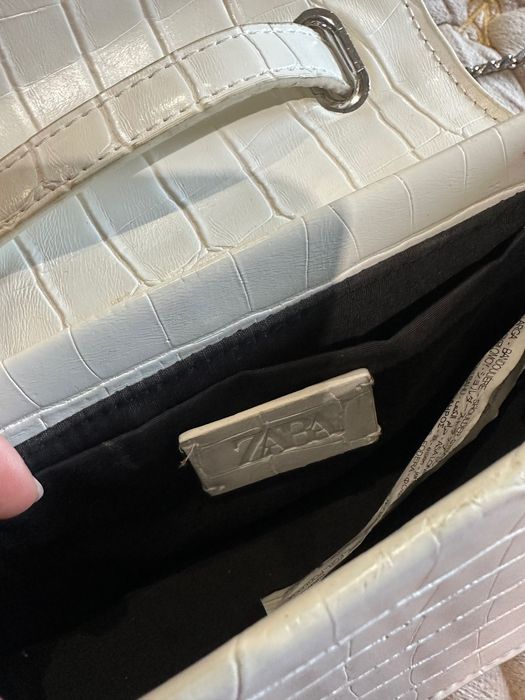 Сумка Zara жіноча біла
