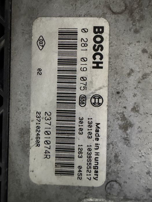 Renault megane 3 centralina motor