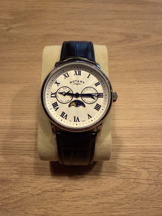 Zegarek Rotary Windsor Moonphase | Fazy Księżyca | GS00341/21