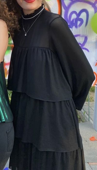 Женское плаье черное