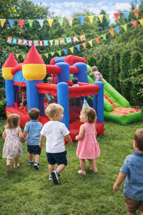 Dmuchańce dla dzieci, zamki, zjeżdżalnie, place zabaw na eventy