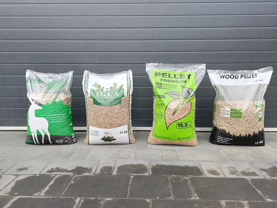 Pellet Alan, Igła, przemysłowy A1 A2 6mm En A1 plus Premium sosna transport