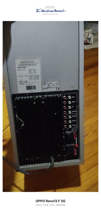 Sistema de som em bom estado