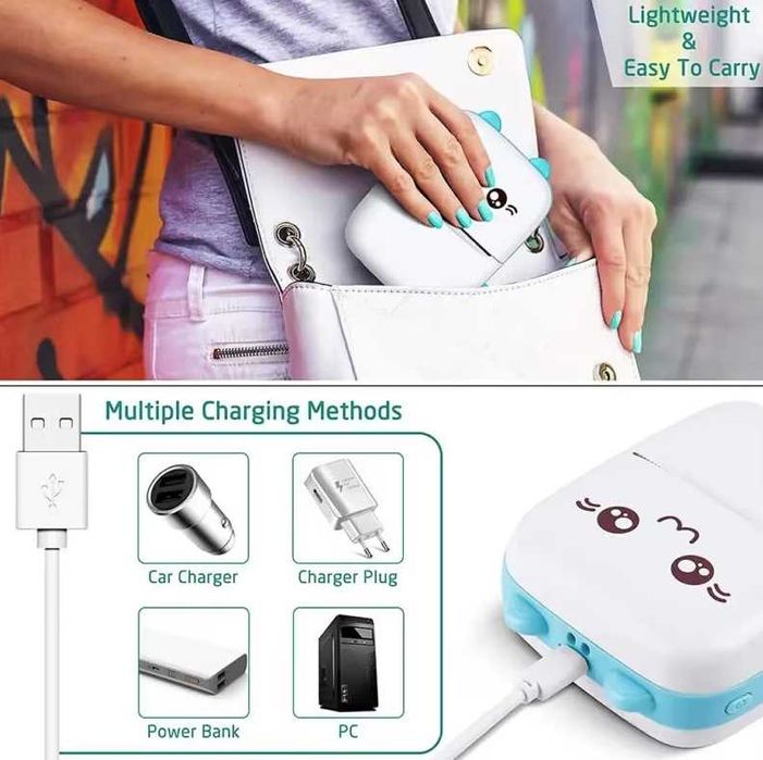 Дитячий міні принтер, термопринтер