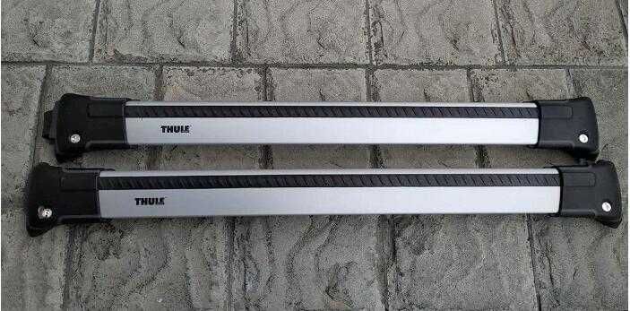 Thule багажник на крышу дах авто Edge Wingbar Evo невиступаючі рейлінг