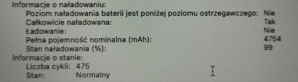 MacBook Pro (Apple) 13,3" i5 ram 12GB dysk 512GB macOS SEQUOIA