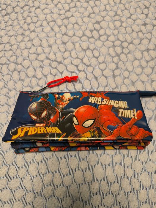 Mochila Escolar Spider Man- Marvel e Estojo