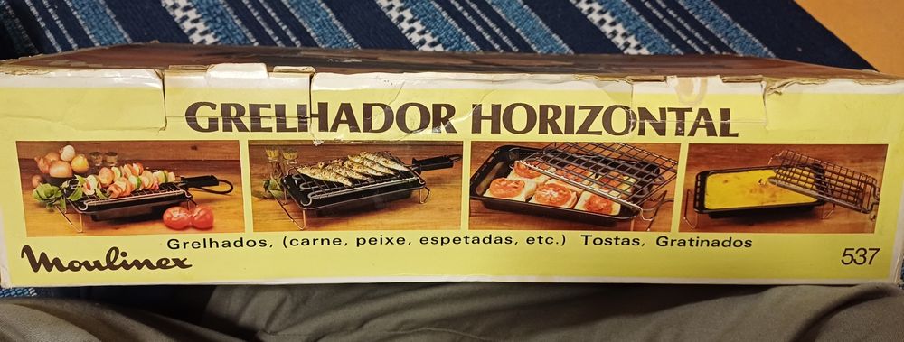 Grelhador horizontal elétrico Moulinex