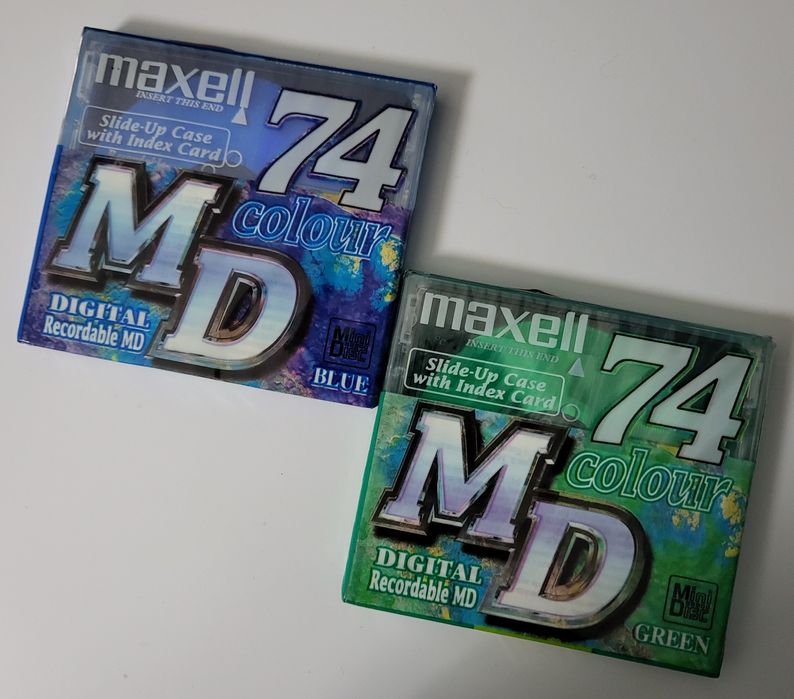 Vendo MD maxell 74 novos