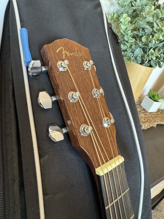 Guitarra Eletroacústica Fender CD-60SCE Natural + Gig Bag