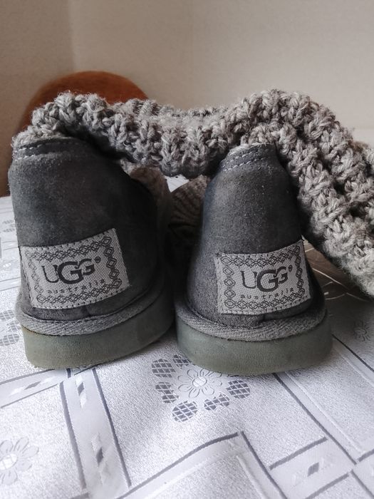UGG wełniane długie płaskie r 37 spr zdjęcia