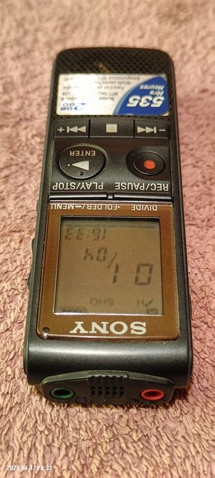 Диктофон SONY ICD-PX820 Професійний (2gb.) 535 Годин запису