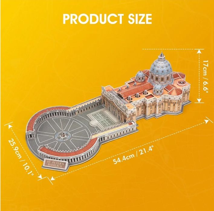 Puzzle 3D - Cidade do Vaticano