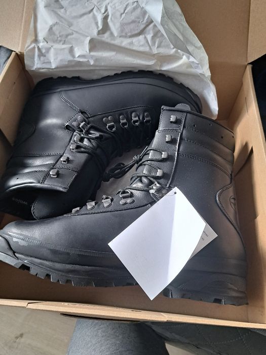 Zimowe Skórzane czarne Wojas Goretex