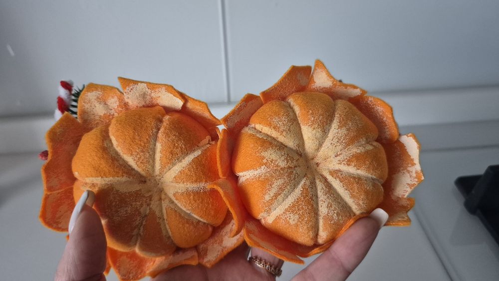 Обручі мандаринок для двійні